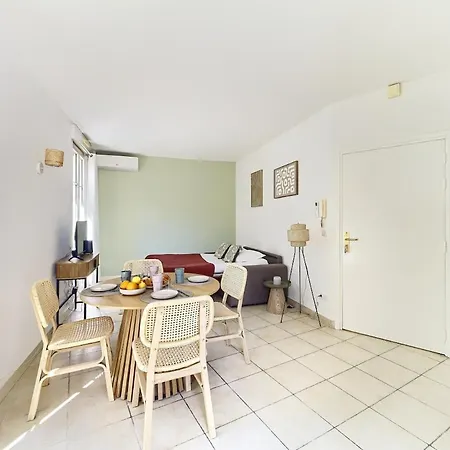 Au Coeur De Juan-les-pins, Magnifique Appartement, Clim, 30m De La Appartement *